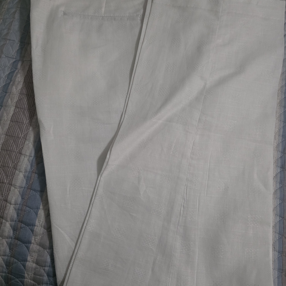 Stacy Adams White Dress Pants